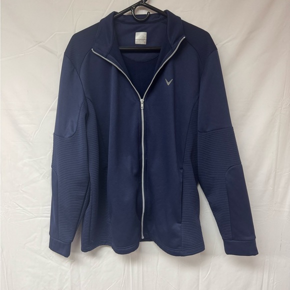 Callaway Navy Blue Zip-Up Jacket - Picture 1 of 5